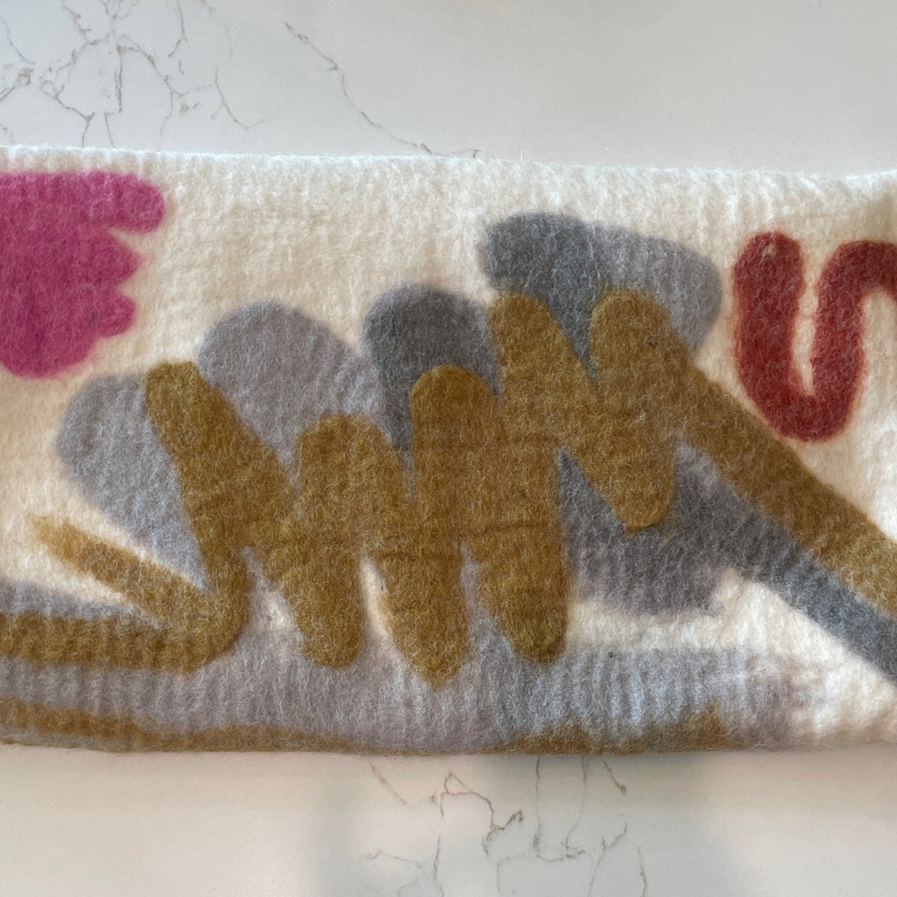 West Elm Abstract Lumbar Throw Pillow 12 X 21 NWT